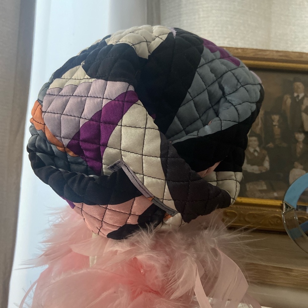 NWT QUILTED EMILIO PUCCI TURBAN